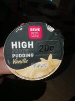 High protein pudding