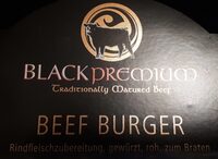 Black Premium Beef Burger