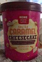 Salted caramel cheesecake eis