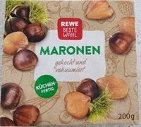 Maronen gekocht und vakuumiert