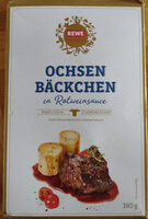 Ochsenbäckchen in Rotweinsauce