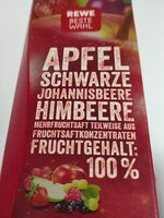 REWE Beste Wahl Apfel Schwarze Johannisbeere Himbeere