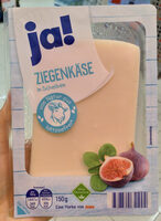 Ziegenkäse in Scheiben