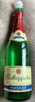 Sekt halbtrocken