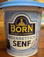 Born Meerettich Senf