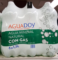 Agua con gas pack 6