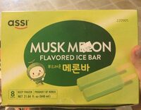 Musk melon flavored ice bar