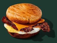 Starbucks, Double Smoked Bacon, Cheddar & Egg Sandwich