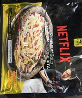 Black pizza margherita