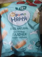 Кукурузные палочки яблоко клубника