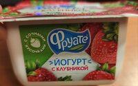 Йогурт с клубникой
