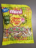 Mini-sucettes acides aux goûts fruits