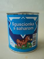 Sguscionka s saharom Produs cu continut de lapte concentrat, cu zahar