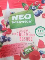 Gelatina con frutas del bosque