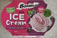 Ice Cream Black Currant Plombir