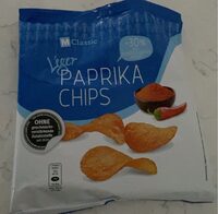 Paprika chips leger