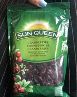 Canneberges (sucrées, séchées)