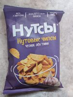 Нутсы Нутовые чипсы Чеснок, Лён, Тмин