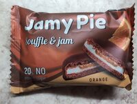 Протеиновое печенье Jamy Pie Soufflé and jam с апельсином