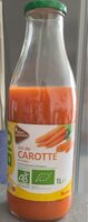Jus de carotte bio