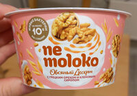 Nemoloko овсяный десерт с грецким орехом и кленовым сиропом