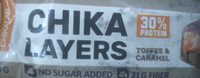 CHIKA LAYERS protein bar Toffee & caramel