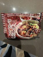 Instant Oriental Noodles Soup Artificial Hot Peppered Beef Flavor