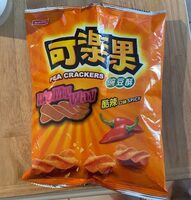 Spicy pea cracker