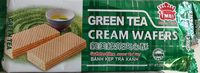 Green tea cream waffers