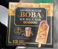 Brown Sugar Boba Ice Milk Tea
