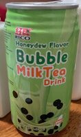 Bubble milk tea drink