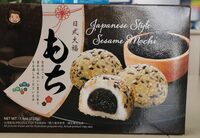 Japanese style sesame mochi