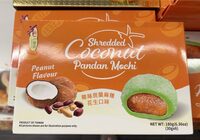 Shredded Coconut Pandan Mochi