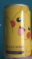 Pikachu sparkling water cider flavour