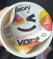 Plant-based mango dessert ygrt