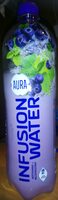Infusion water, mustika mahl + melissiekstrakt