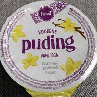 Koorene pudding vaniljega