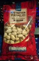 Pistaatsia pähklid, röstitud ja soolatud