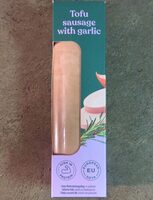 Tofu sausage with garlic