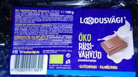 Öko riisi vahvlid piimašokolaadiga