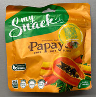 Papaya dried soft slices