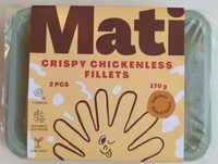 Crispy chickenless fillets