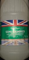 Semi-skimmed west country milk