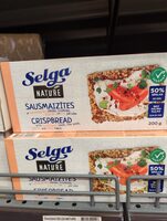 CRISPBREAD with sunflower seeds, flax seeds, garlic and chili flakes