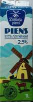 2.5% pasterizēts piens