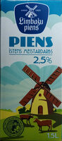 Limbažu 2.5% piens 1.5l