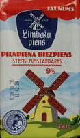 9% pilnpiena biezpiens