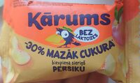 Kārums persiku biezpiena sieriņš, bezlaktozes