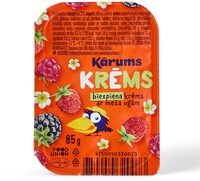 Biezpiena krēms Kārums ar meža ogām
