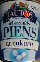 Iebiezināts piens ar cukuru